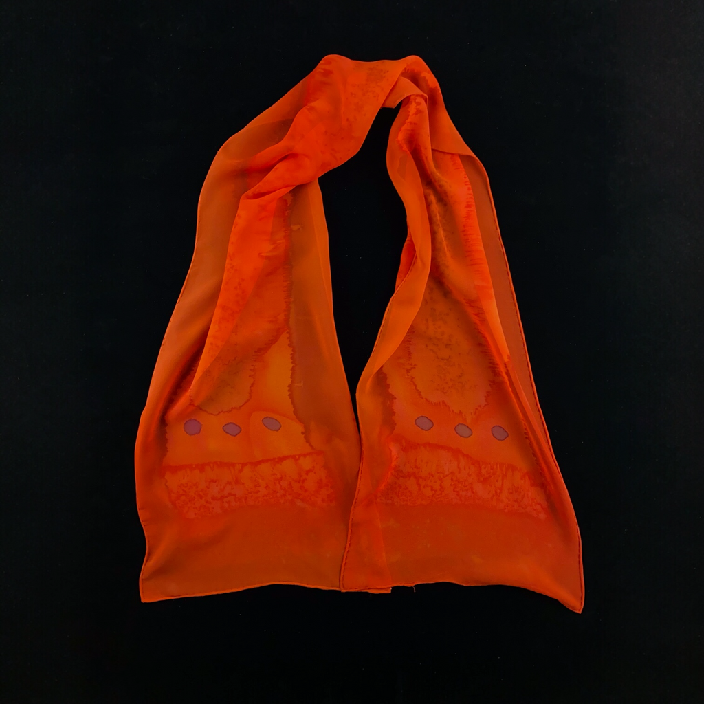 Power Song Tribe™ SWAG | Carmine Canyon Scarf | Image A