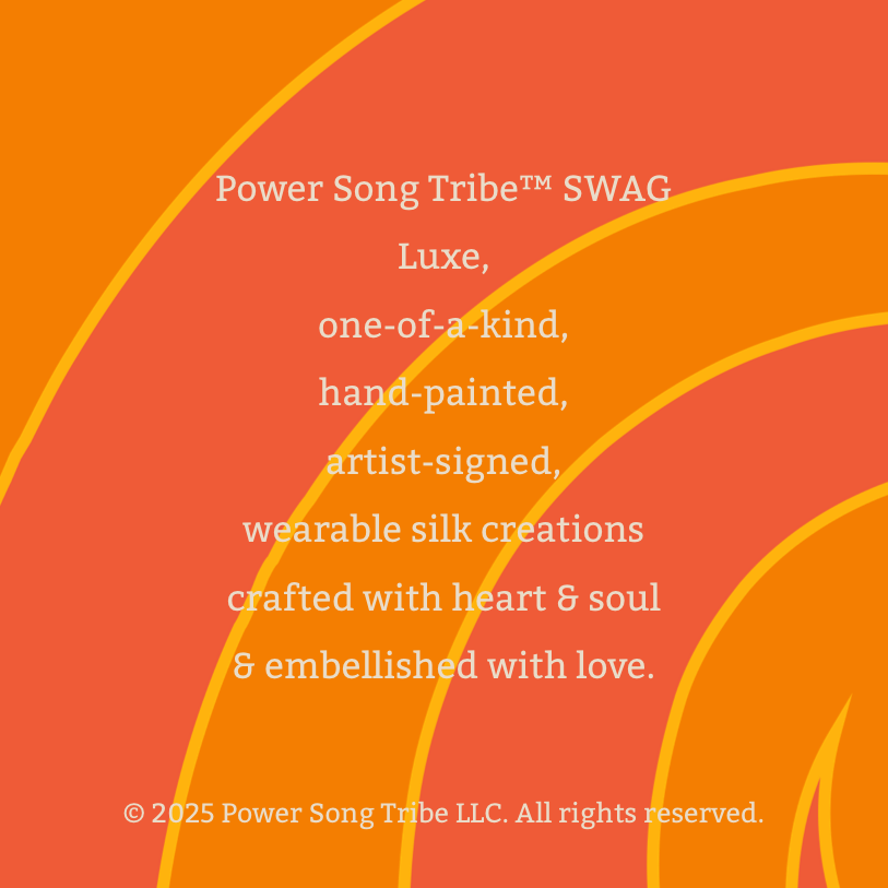 Power Song Tribe™ SWAG | Hangtag | Image B
