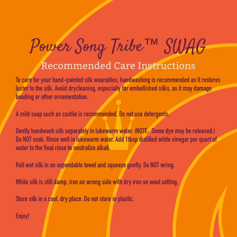 Power Song Tribe™ SWAG | Hangtag | Image C